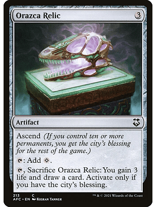 Orazca Relic | Inglés | NM | AFC