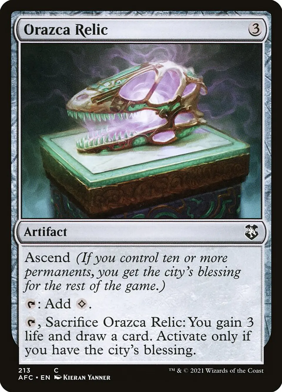 Orazca Relic | Inglés | NM | AFC 1