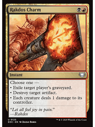 Rakdos Charm | Inglés | NM | EOC