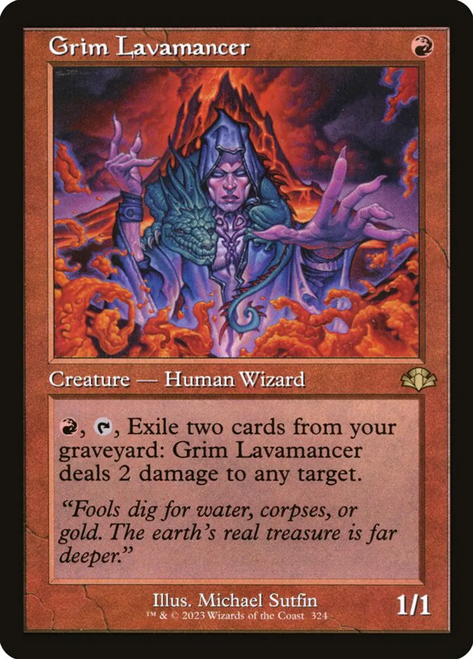 Grim Lavamancer (Retro Frame) | Inglés | NM | DMR 1