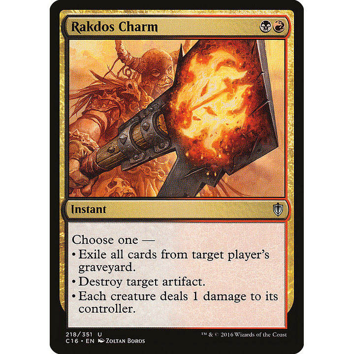 Rakdos Charm | Español | EX | C16 1