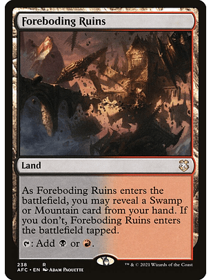 Foreboding Ruins | Inglés | NM | AFC
