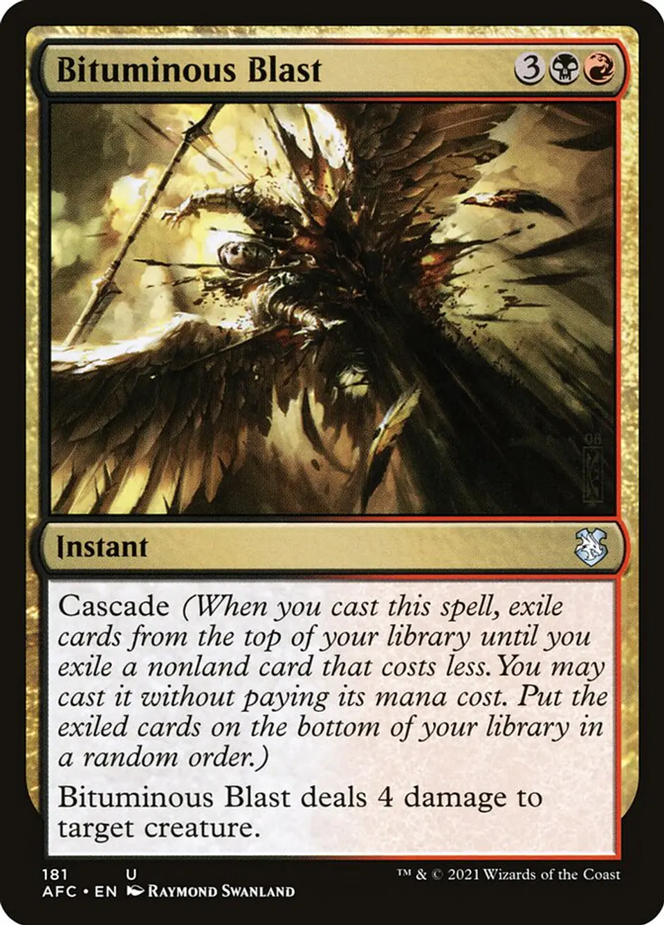 Bituminous Blast | Inglés | NM | AFC 1