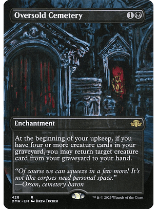 Oversold Cemetery (Borderless) | Inglés | NM | DMR