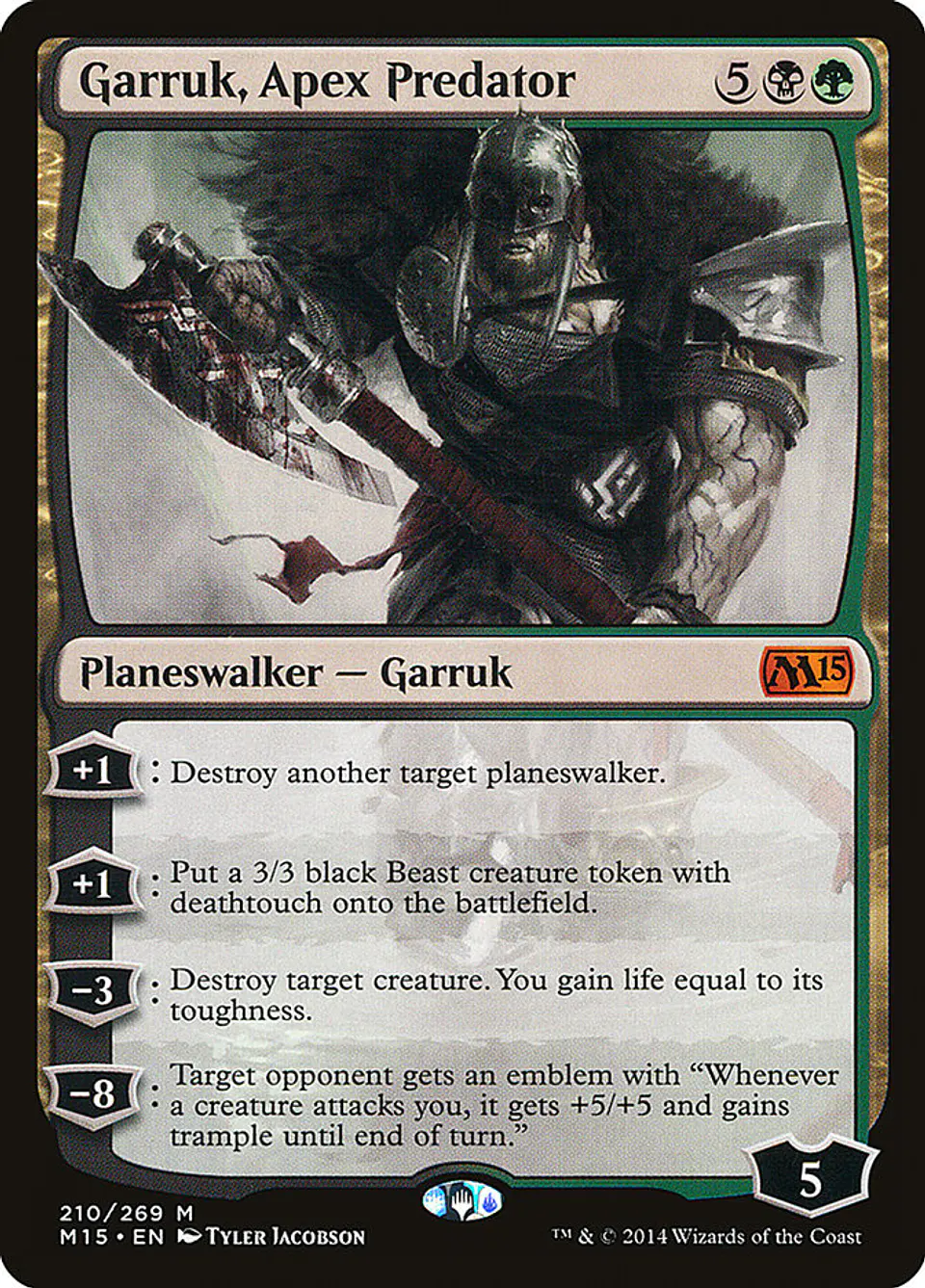 Garruk, Apex Predator | Español | EX | M15 1