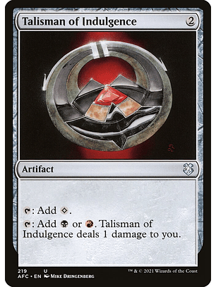 Talisman of Indulgence | Inglés | NM | AFC