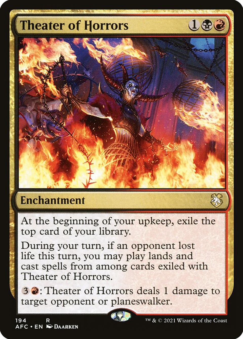 Theater of Horrors | Inglés | NM | AFC 1