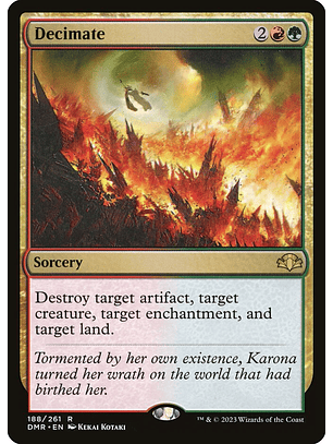 Decimate | Inglés | NM | DMR