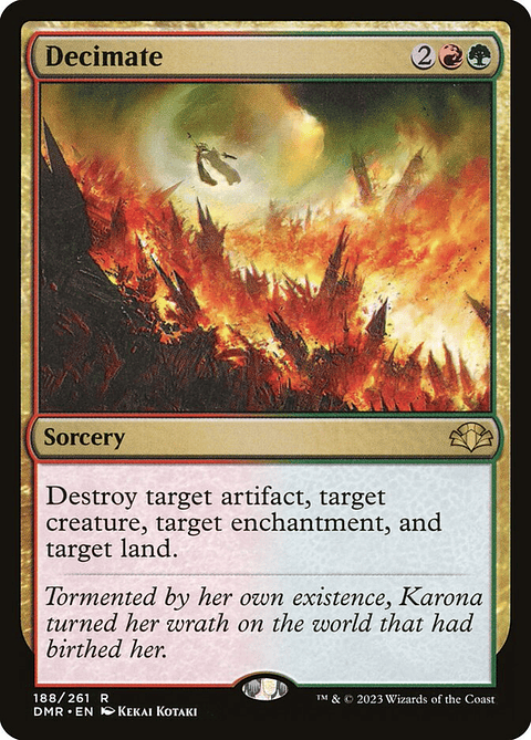 Decimate | Inglés | NM | DMR