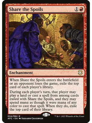 Share the Spoils | Inglés | NM | AFC