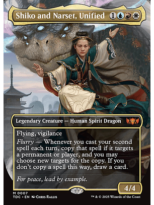 Shiko and Narset, Unified (Borderless foil) | Inglés | NM | TDC