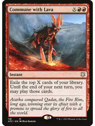 Commune with Lava | Inglés | NM | AFC