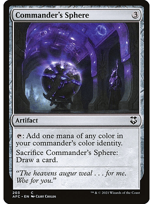 Commander's Sphere | Inglés | NM | AFC