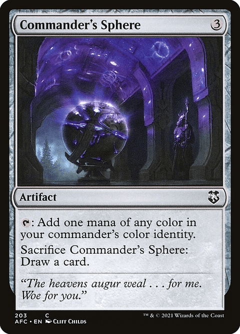 Commander's Sphere | Inglés | NM | AFC
