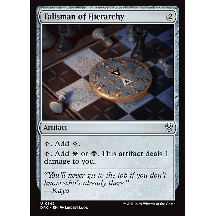 Talisman of Hierarchy | Inglés | NM | DRC 1