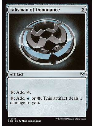 Talisman of Dominance | Inglés | NM | DRC
