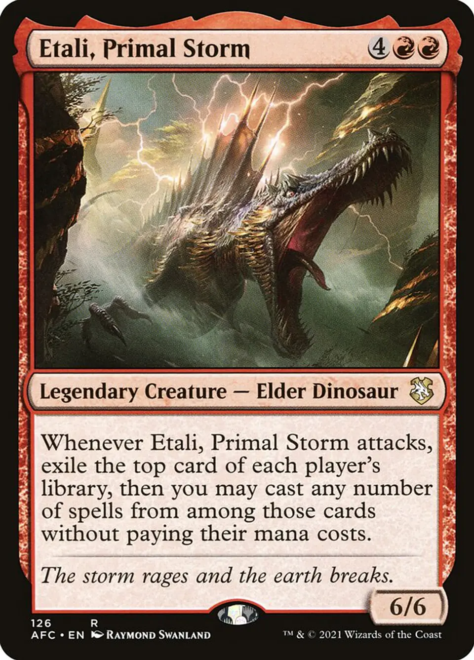 Etali, Primal Storm | Inglés | NM | AFC 1