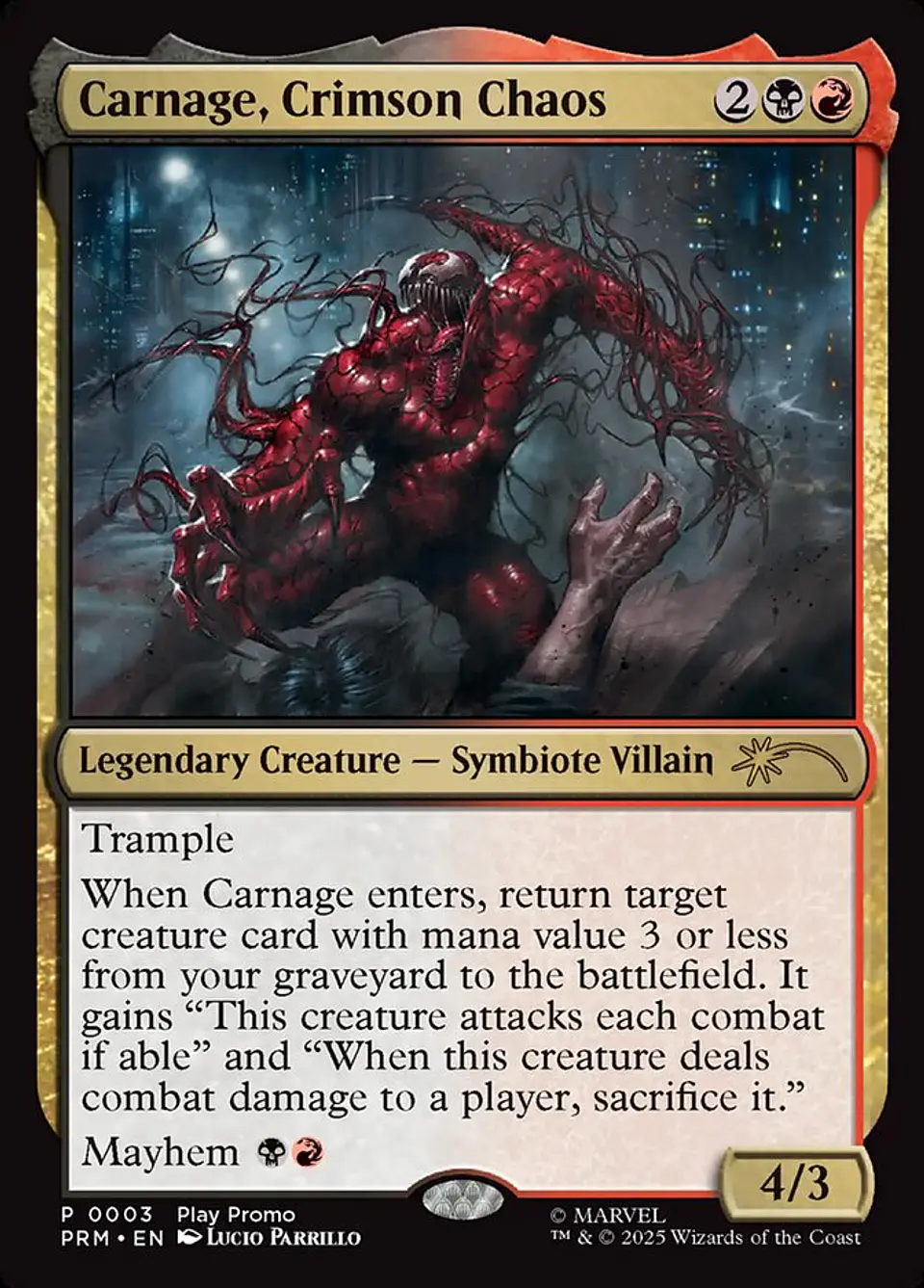 Carnage, Crimson Chaos | Inglés | NM | PW25 1