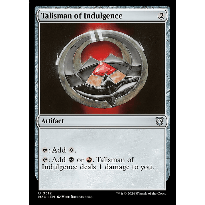Talisman of Indulgence | Inglés | NM | M3C 1