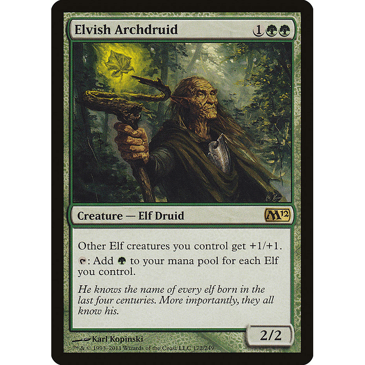 Elvish Archdruid | Español | NM | M12 1