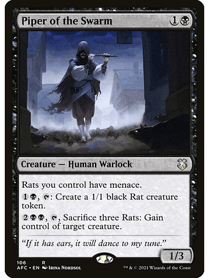 Piper of the Swarm | Inglés | NM | AFC