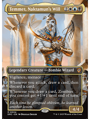 Temmet, Naktamun's Will (Borderless foil) | Inglés | NM | DRC