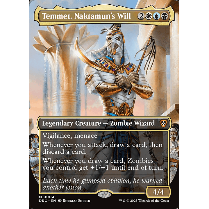 Temmet, Naktamun's Will (Borderless foil) | Inglés | NM | DRC 1