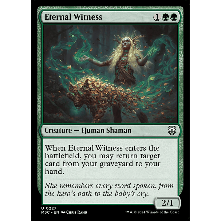 Eternal Witness | Inglés | NM | M3C 1