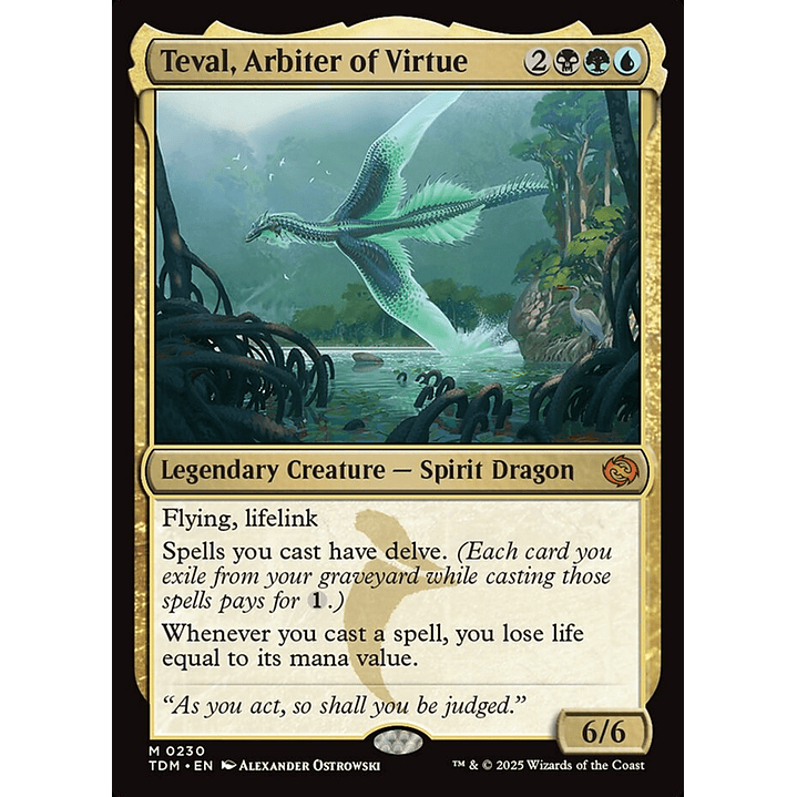 Teval, Arbiter of Virtue | Inglés | NM | TDM 1