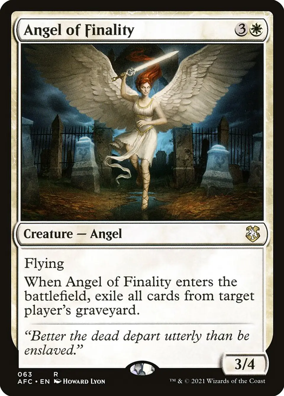 Angel of Finality | Inglés | NM | AFC 1