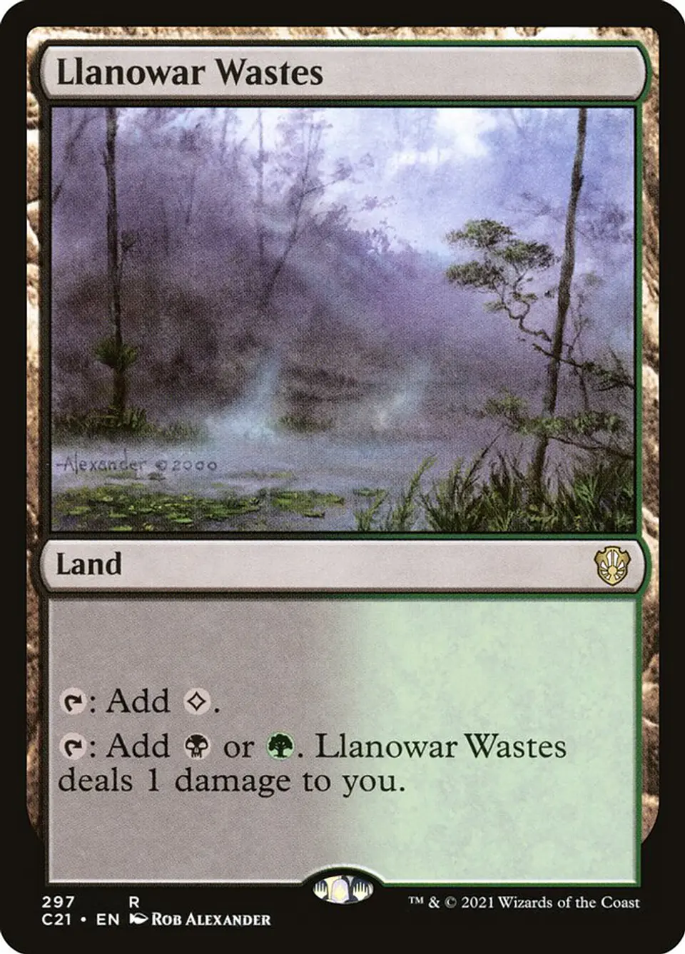 Llanowar Wastes | Inglés | NM | C21 1