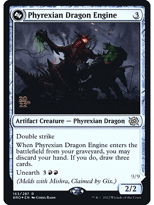 Phyrexian Dragon Engine (Launch foil) | Español | NM | PBRO