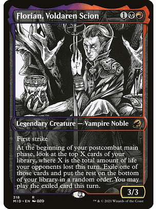 Florian, Voldaren Scion (Showcase foil) | Inglés | NM | MID