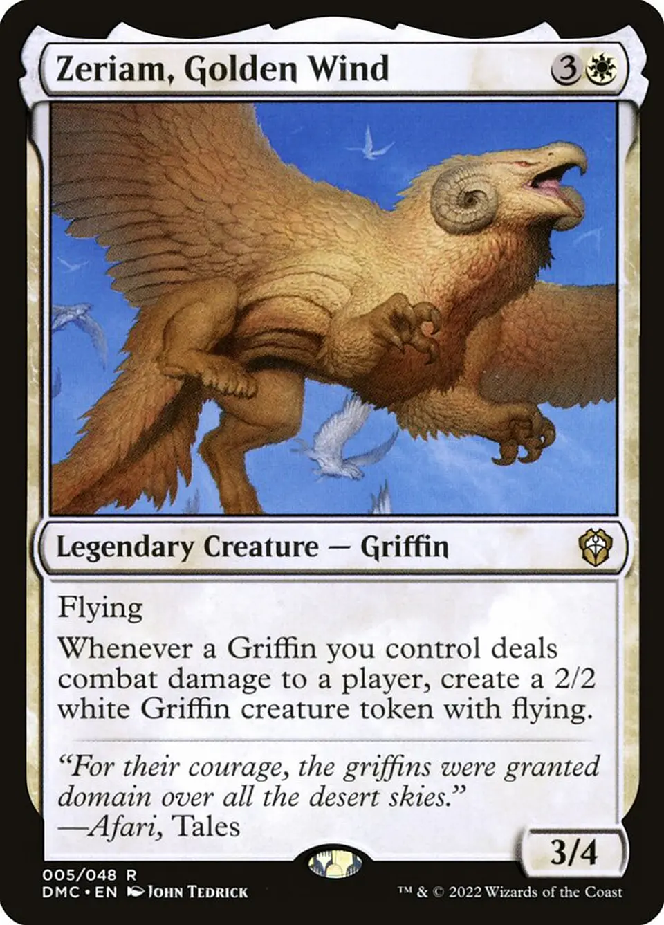 Zeriam, Golden Wind | Inglés | NM | DMC 1
