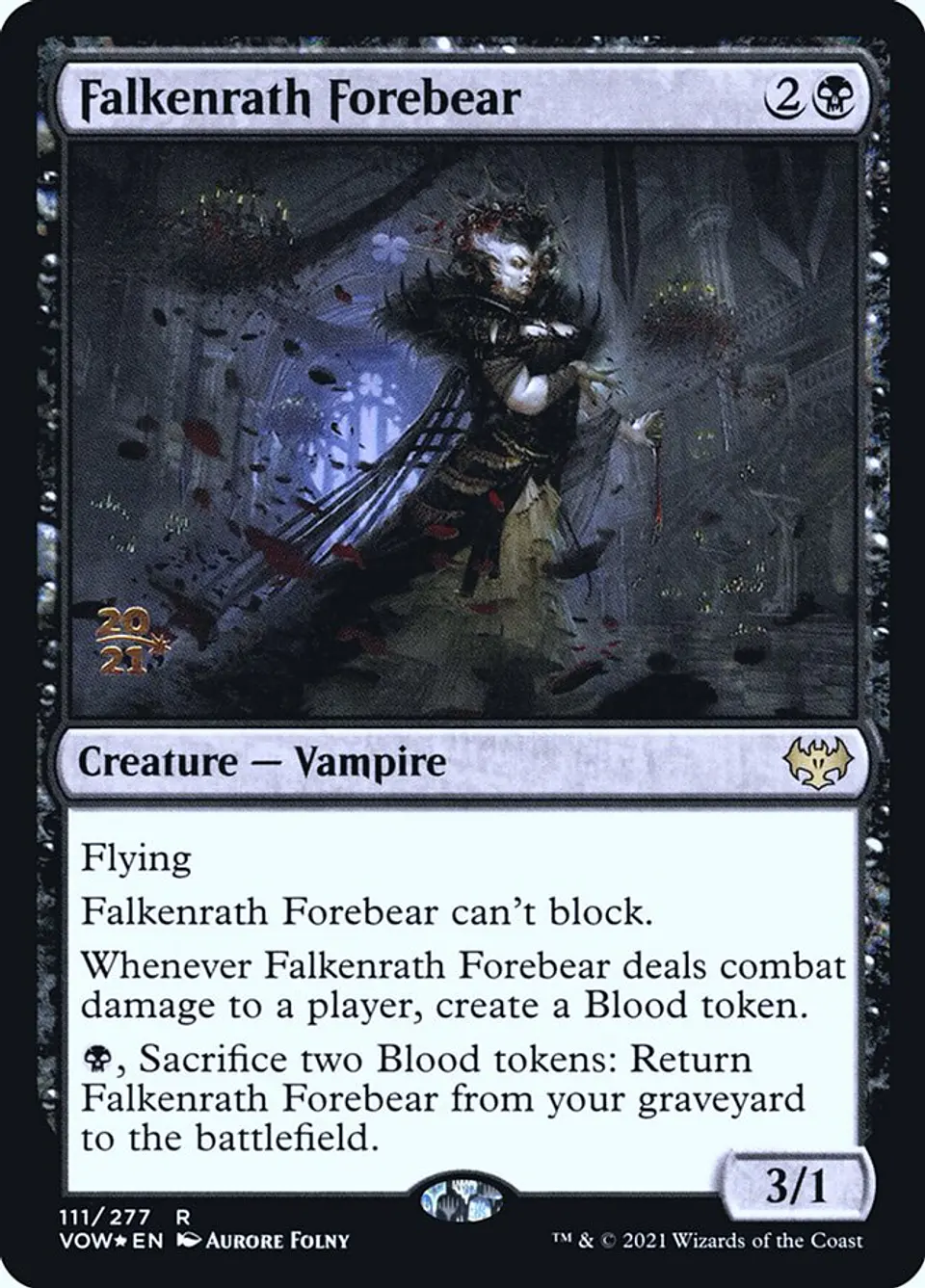 Falkenrath Forebear (Launch foil) | Inglés | NM | PVOW 1