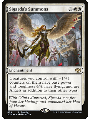Sigarda's Summons (foil) | Inglés | NM | VOW
