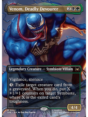 Venom, Deadly Devourer (Borderless) | Inglés | NM | SPE