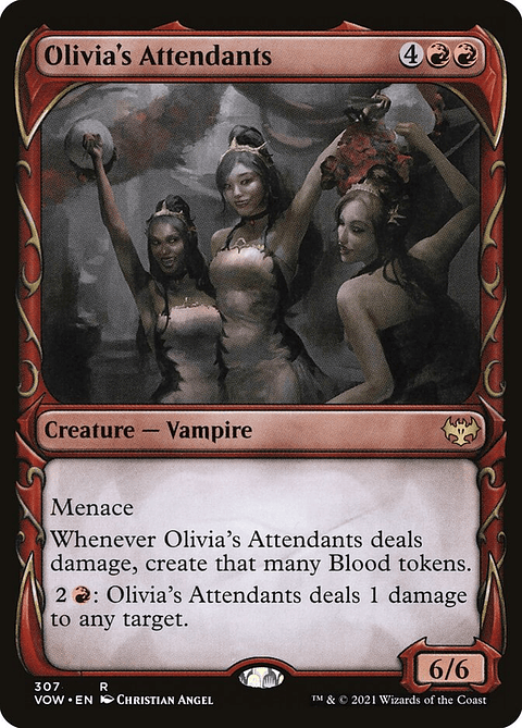 Olivia's Attendants (Showcase foil) | Inglés | NM | VOW