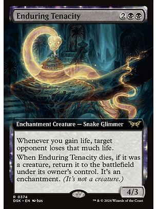 Enduring Tenacity (Extended Art foil) | Inglés | NM | DSK