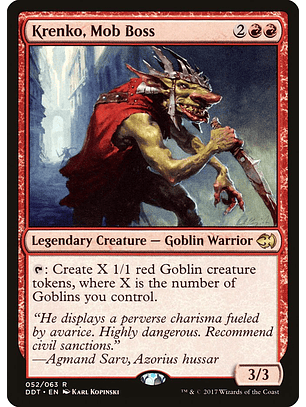 Krenko, Mob Boss | Inglés | NM | DDT