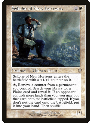 Scholar of New Horizons (Retro Frame) | Inglés | NM | BRC