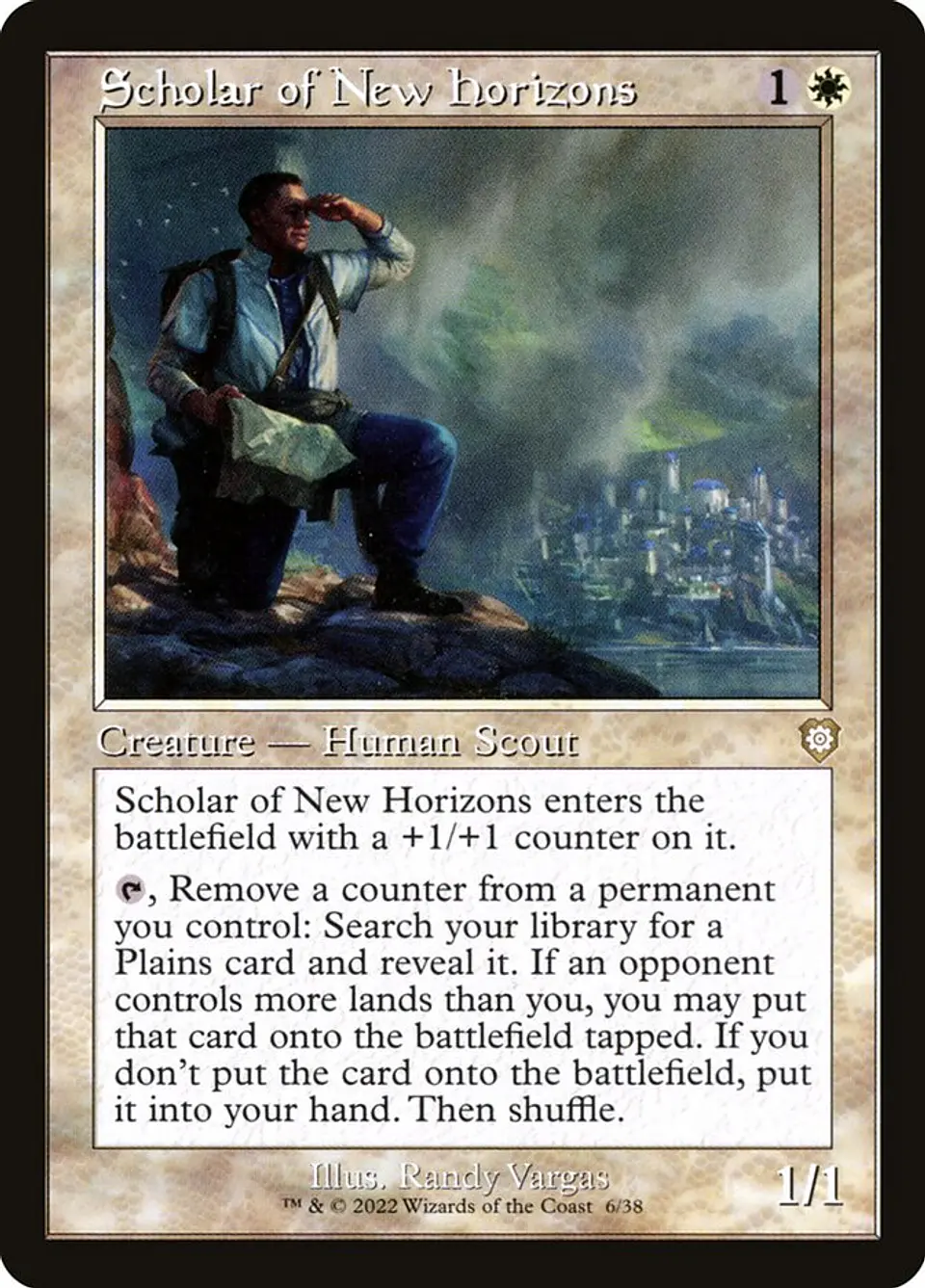 Scholar of New Horizons (Retro Frame) | Inglés | NM | BRC 1