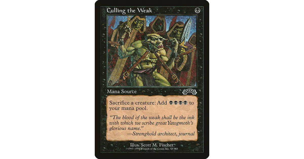 Culling the Weak (Retro Frame) | Inglés | EX | EXO