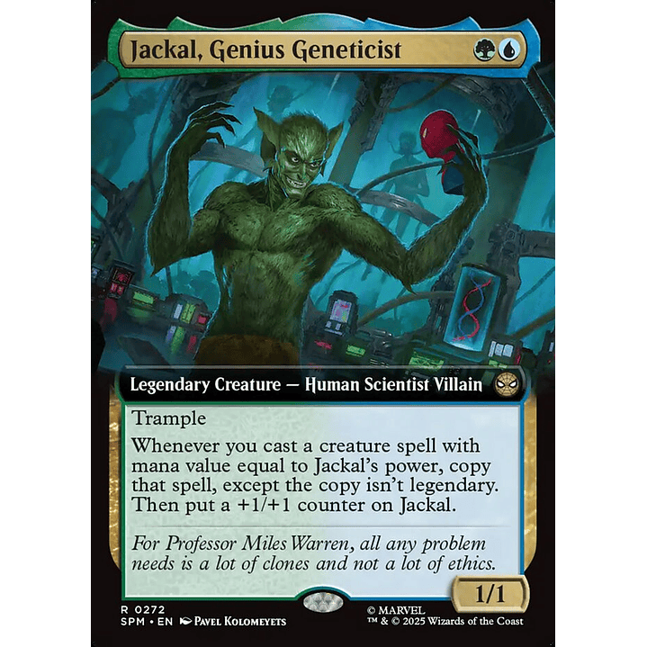 Jackal, Genius Geneticist (Extended Art) | Inglés | NM | SPM 1