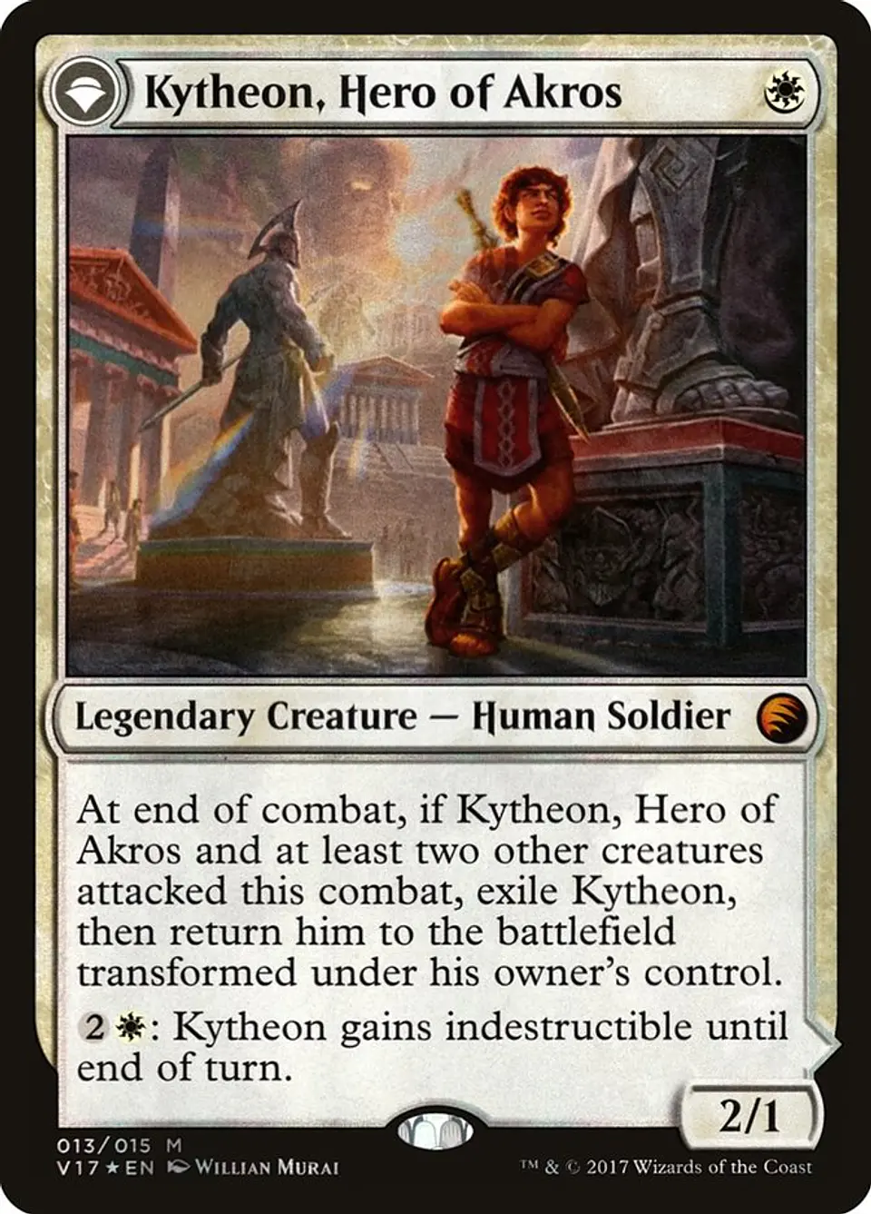 Kytheon, Hero of Akros // Gideon, Battle-Forged (foil) | Inglés | NM | V17 1