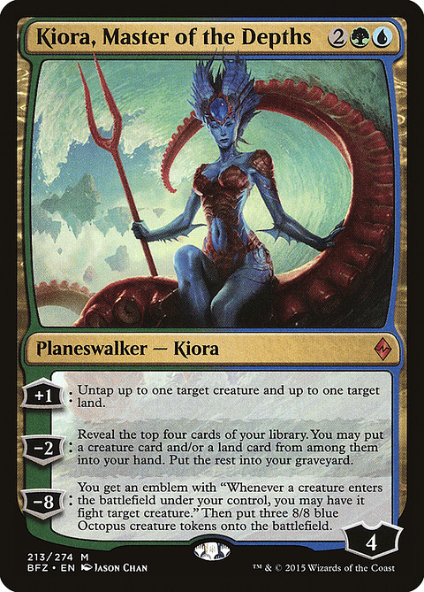 Kiora, Master of the Depths | Inglés | EX | BFZ