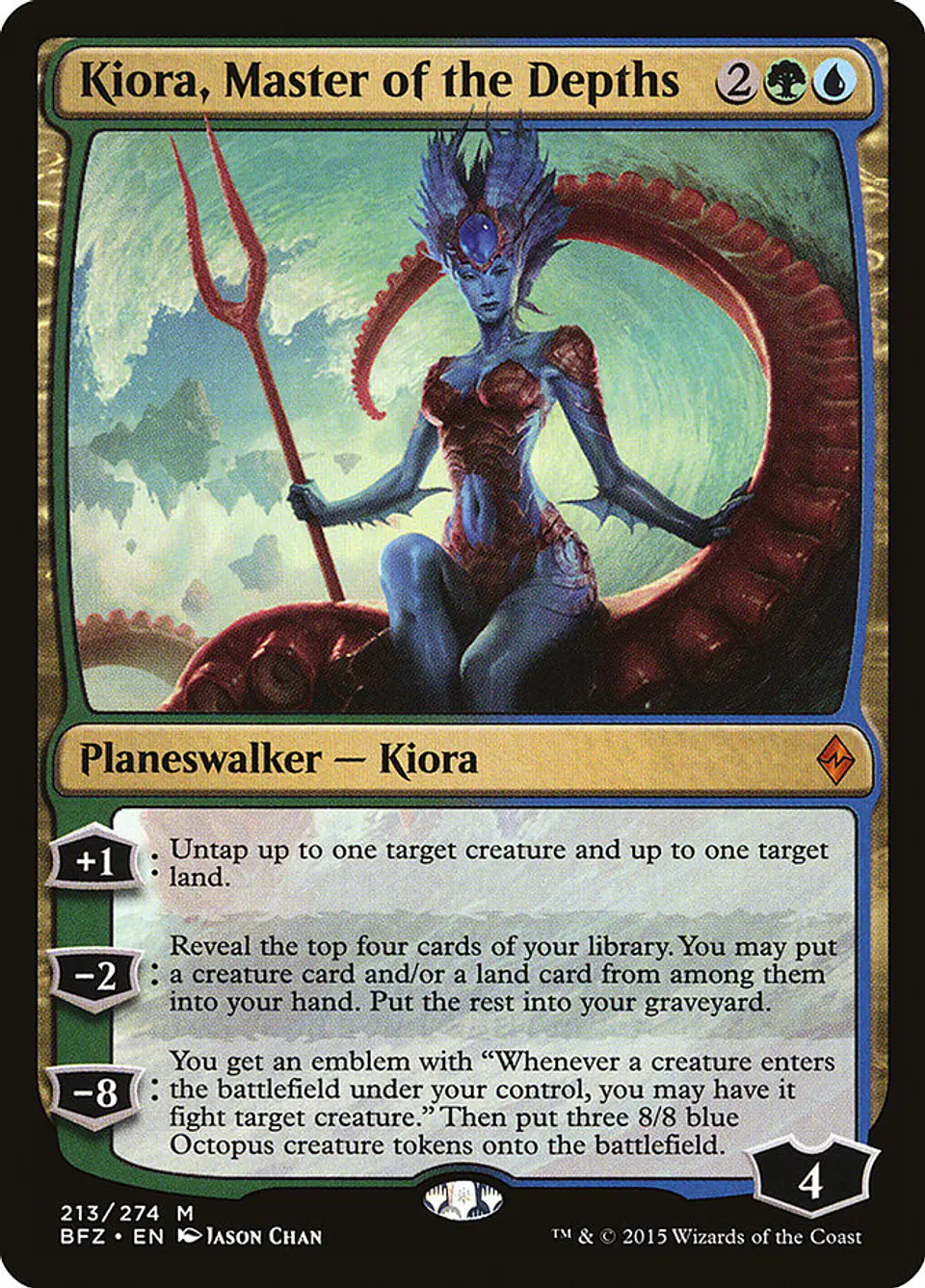 Kiora, Master of the Depths | Inglés | EX | BFZ 1