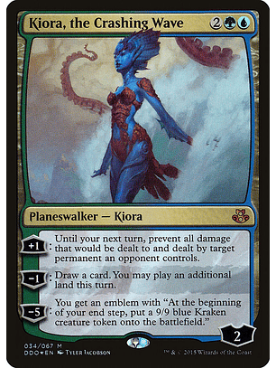 Kiora, the Crashing Wave (foil) | Inglés | NM | DDO