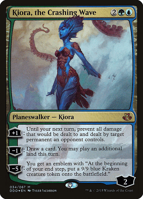 Kiora, the Crashing Wave (foil) | Inglés | NM | DDO