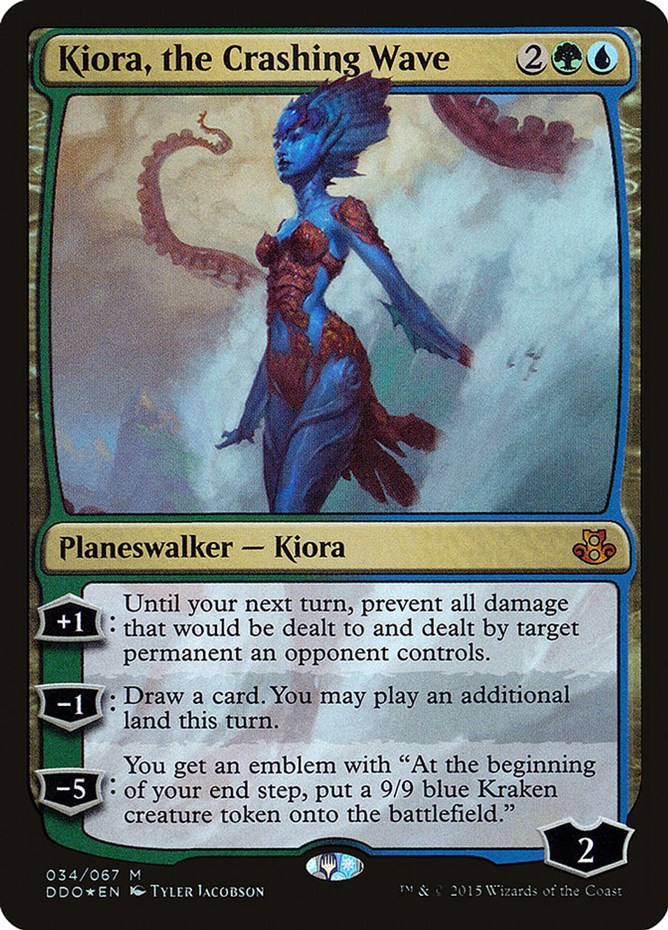 Kiora, the Crashing Wave (foil) | Inglés | NM | DDO 1